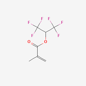 1,1,1,3,3,3-HEXAFLUOROISOPROPYL METHACRYLATE structure, CAS 3063-94-3