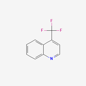 4-(TRIFLUOROMETHYL)QUINOLINE structure, CAS 25199-77-3