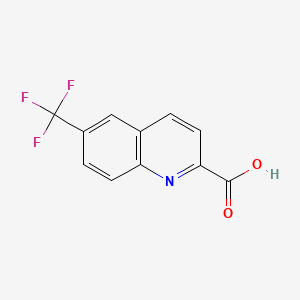 6-(TrifluoroMethyl)quinoline-2-carboxylic acid structure, CAS 849818-58-2