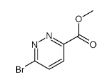 methyl 6-bromopyridazine-3-carboxylate structure, CAS 65202-52-0