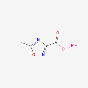 potassium 5-methyl-1,2,4-oxadiazole-3-carboxylate structure, CAS 20615-94-5