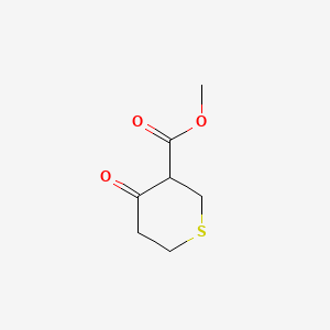 METHYL TETRAHYDRO-4-OXO-2H-THIOPYRAN-3-CARBOXYLATE structure, CAS 4160-61-6