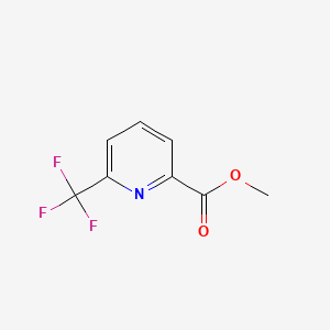 6-Trifluoromethyl-pyridine-2-carboxylic acid methyl ester structure, CAS 155377-05-2