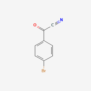 4-BROMOBENZOYL CYANIDE structure, CAS 6048-21-1