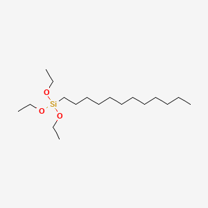 N-DODECYLTRIETHOXYSILANE structure, CAS 18536-91-9