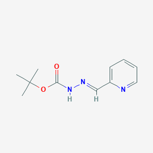 (E)-tert-butyl 2-(pyridin-2-ylmethylene)hydrazinecarboxylate structure, CAS 328011-57-0