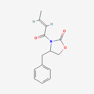 (S)-(+)-4-BENZYL-3-CROTONYL-2-OXAZOLIDI& structure, CAS 133812-16-5