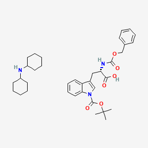 Z-TRP(BOC)-OH DCHA structure, CAS 218938-57-9