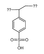 POLYSTYRENE SULFONIC ACID structure, CAS 28210-41-5