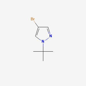 4-bromo-1-tert-butyl-1H-pyrazole structure, CAS 70951-85-8