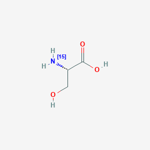 L-SERINE-15N structure, CAS 59935-32-9