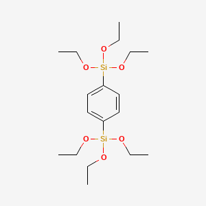 4-BIS(TRIETHOXYSILYL)BENZENE 96 structure, CAS 2615-18-1