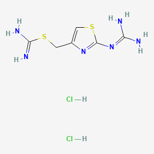 (S)-((2-Guanidino-4-thiazolyl)methylisothiourea dihydrochloride structure, CAS 88046-01-9