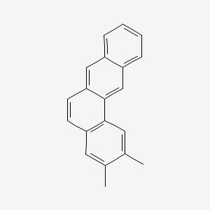 2,3-DiMethylbenz[a]anthracene structure, CAS 134-85-1