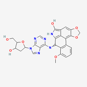 7-(deoxyadenosin-N(6)-yl)aristolactam I structure, CAS 127191-86-0