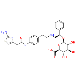 Mirabegron O-Glucuronide structure, CAS 1365244-65-0