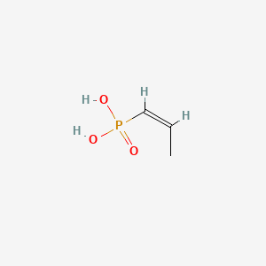 cis-propenylphosphonic acid structure, CAS 25383-06-6