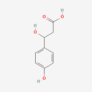 3-Hydroxy-3-(4-hydroxyphenyl)propanoic acid structure, CAS 69098-04-0
