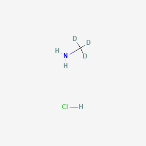 METHYL-D3-AMINE HYDROCHLORIDE structure, CAS 7436-22-8