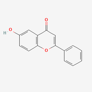 6-HYDROXYFLAVONE structure, CAS 6665-83-4