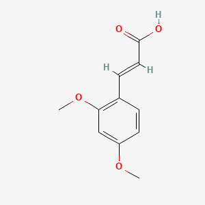 2,4-DIMETHOXYCINNAMIC ACID structure, CAS 16909-09-4