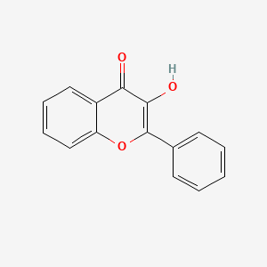 3-HYDROXYFLAVONE structure, CAS 577-85-5