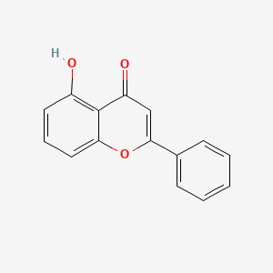 5-HYDROXYFLAVONE structure, CAS 491-78-1