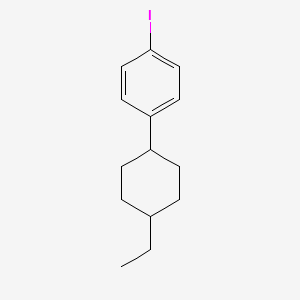 4-(4- ethylcyclohexyl)iodobenzene structure, CAS 918826-31-0