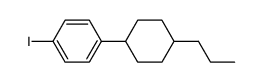 4-(4- propylcyclohexyl)iodobenzene structure, CAS 860639-66-3