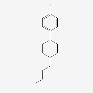4-(4- butylcyclohexyl)iodobenzene structure, CAS 948553-77-3
