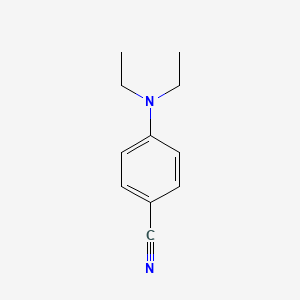 4-DIETHYLAMINOBENZONITRILE structure, CAS 2873-90-7