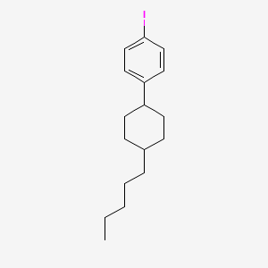 4-(4- pentylcyclohexyl)iodobenzene structure, CAS 948553-20-6