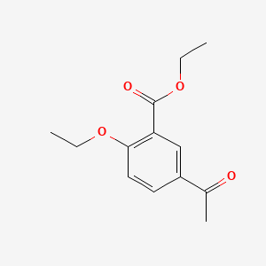Ethyl-5-Acetyl-2-Ethoxybenzoate structure, CAS 216143-90-7