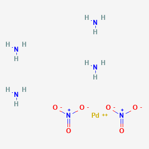 TETRAAMMINEPALLADIUM(II) NITRATE structure, CAS 13601-08-6