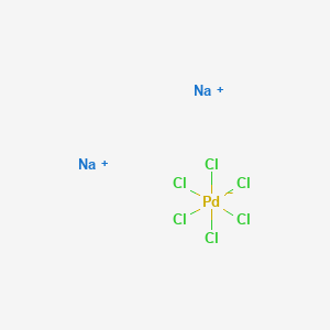 SODIUM HEXACHLOROPALLADATE (IV) structure, CAS 53823-60-2