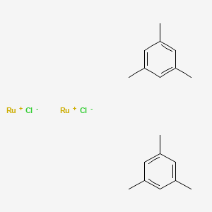 Ruthenium(II) chloride mesitylene dimer structure, CAS 52462-31-4