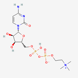 CYTIDINE 5'-DIPHOSPHOCHOLINE structure, CAS 987-78-0