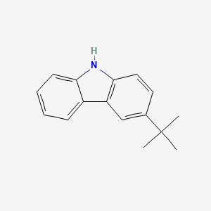 3-tert-Butyl-9H-carbazole structure, CAS 22401-74-7