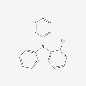 1-BroMo-N-phenylcarbazole structure, CAS 1333002-37-1