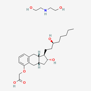 Treprostinil Diolamine structure, CAS 830354-48-8