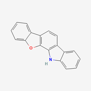 12H-Benzofuro[2,3-a]carbazole structure, CAS 1338919-70-2