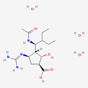 Peramivir trihydrate structure, CAS 1041434-82-5