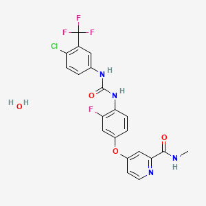 Regorafenib hydrate structure, CAS 1019206-88-2
