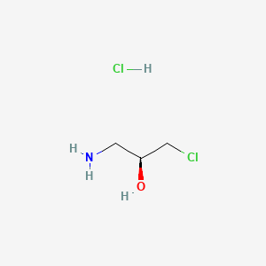 (S)-1-Amino-3-chloro-2-propanol hydrochloride structure, CAS 34839-13-9