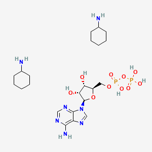 ADENOSINE 5'-DIPHOSPHATE DI(MONOCYCLOHEXYLAMMONIUM) SALT structure, CAS 102029-87-8