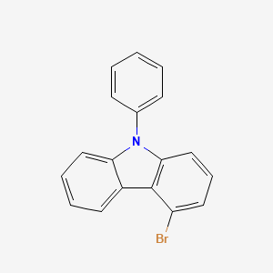 4-broMo-9-phenyl-9H-carbazole structure, CAS 1097884-37-1