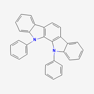 11,12-Dihydro-11,12-diphenylindolo[2,3-a]carbazole structure, CAS 222044-88-4