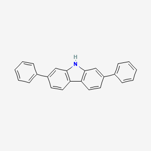2,7-Diphenyl-9H-carbazole structure, CAS 42448-04-4