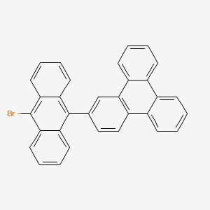 2-(10-bromoanthracen-9-yl)triphenylene structure, CAS 1314562-66-7