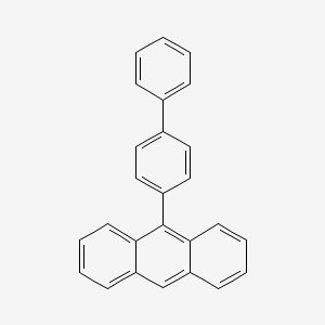 9-(biphenyl-4-yl)anthracene structure, CAS 323195-31-9